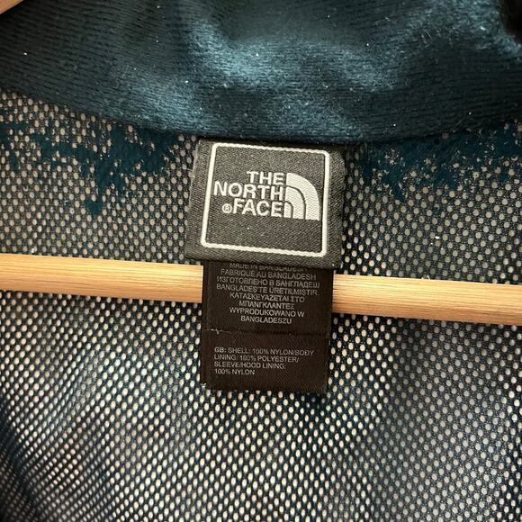 The North Face Resolve Jacket Womens Large Teal HyVent Waterproof Hooded Rain - Picture 8 of 10